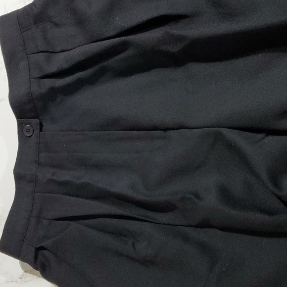 Vintage 80s wool crepe slacks - Picture 3 of 5